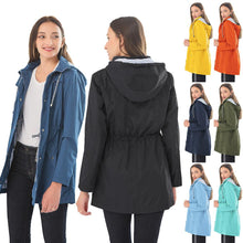 Load image into Gallery viewer, 🔥HOT SALE🔥Waterproof Lightweight Rain Jacket Active Outdoor Hooded Raincoat With Slant Pocket