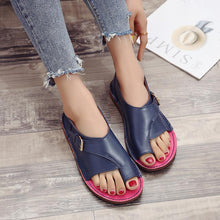 Load image into Gallery viewer, SOFT LEATHER WOMEN SANDALS