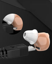 Load image into Gallery viewer, Rechargeable Invisible Hearing Aid