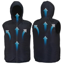 Load image into Gallery viewer, Summer Men Women Fan Cooling Vest/Air Conditioning Cool Coat -Outdoor Sun Protection Jacket USB Charing