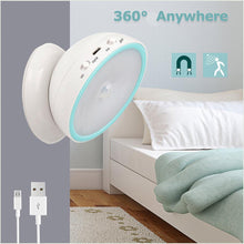 Load image into Gallery viewer, Motion Sensor Light, Rechargeable LED Night Lamp,360° Free Rotatablehtnes