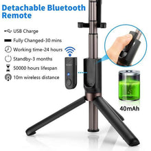 Load image into Gallery viewer, 3 In 1 Wireless Bluetooth Selfie Stick