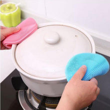 Load image into Gallery viewer, Antibacterial Silicone Dish Sponges Brush for Kitchen