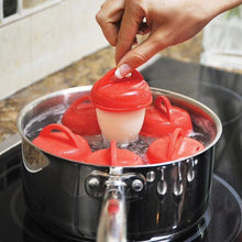 Load image into Gallery viewer, Nonstick Silicone Egg Cooking Cups Hard Boiled Egg without Shell