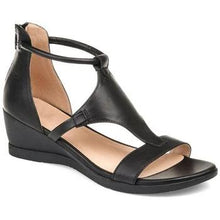 Load image into Gallery viewer, Women Casual Leather Comfy Wedge Sandals