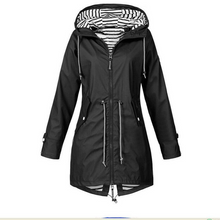 Load image into Gallery viewer, WATERPROOF WIND JACKET SOLID COLOR OUTDOOR HOODED OUTWEAR