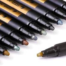 Load image into Gallery viewer, Metallic Paint Marker Pens