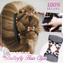 Load image into Gallery viewer, Only $9.99! Vintage Butterfly Hair Clips