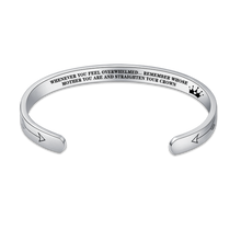Load image into Gallery viewer, (Buy 2 Get 1 Free)"Remember...You Are and Straighten Your Crown" Adjustable Bracelet