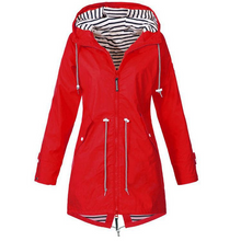 Load image into Gallery viewer, WATERPROOF WIND JACKET SOLID COLOR OUTDOOR HOODED OUTWEAR