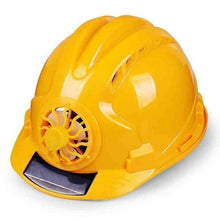 Load image into Gallery viewer, Solar-Powered Fan Cooling Safety Helmet
