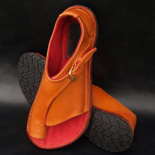 Load image into Gallery viewer, SOFT LEATHER WOMEN SANDALS