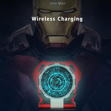 Load image into Gallery viewer, Iron Man Portable Qi Wireless Charger for Smart Phone-Free Shipping
