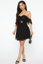 Load image into Gallery viewer, Beauty Marks Polka Dot Mini Dress - Black
