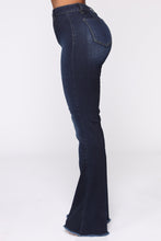 Load image into Gallery viewer, Valentina High Rise Flare Jeans - Dark Denim
