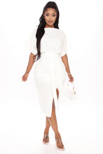Load image into Gallery viewer, Please Hold Midi Dress - Ivory
