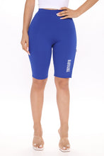 Load image into Gallery viewer, His Baby Girl Biker Shorts - Royal
