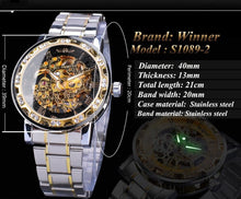Load image into Gallery viewer, WINNER™ Top Brand Luxury Male Mechanical Skeleton Wrist Watch
