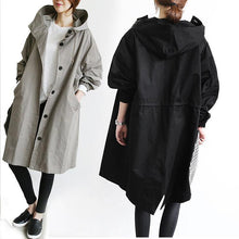Load image into Gallery viewer, Hot! Oversized Hoodie Pocket Solid Long Coat

