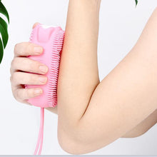 Load image into Gallery viewer, Silicone bathroom massage bath brush
