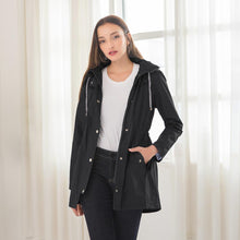 Load image into Gallery viewer, Waterproof Lightweight Rain Jacket Active Outdoor Hooded Raincoat for Women
