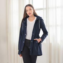 Load image into Gallery viewer, 🔥HOT SALE🔥Waterproof Lightweight Rain Jacket Active Outdoor Hooded Raincoat With Slant Pocket

