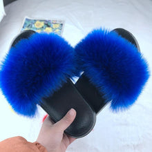Load image into Gallery viewer, (BUY 2 FREE SHIPPING&amp;GET 10%OFF) Faux Fur Luxury Slides Slippers

