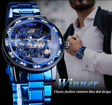 Load image into Gallery viewer, WINNER™ Top Brand Luxury Male Mechanical Skeleton Wrist Watch
