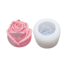 Load image into Gallery viewer, 3D Silicone Rose Shape Ice Cube Mold
