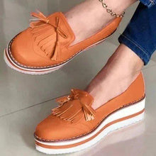 Load image into Gallery viewer, Women's Fashion Tassels Platform Oxford Shoes

