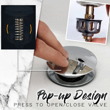 Load image into Gallery viewer, Basin Pop-up Drain Filter
