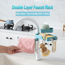 Load image into Gallery viewer, Double Layer Faucet Rack
