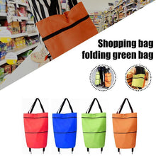 Load image into Gallery viewer, Foldable Shopping Bag With Wheels
