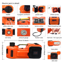 Load image into Gallery viewer, 🔥HOT SALE🔥Electric Hydraulic Floor Jack
