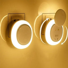 Load image into Gallery viewer, Remote sensing small night lamp Bedside protection sleep plug socket wall lamp energy saving
