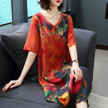 Load image into Gallery viewer, 👗Luxury Genuine Silk Soft Dress -BUY 2 FREE SHIPPING
