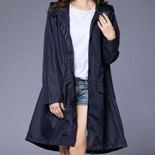 Load image into Gallery viewer, Women's Stylish Waterproof Loose Hooded Jacket
