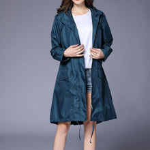 Load image into Gallery viewer, Women's Stylish Waterproof Loose Hooded Jacket
