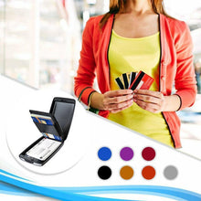 Load image into Gallery viewer, Portefeuille sécurisé RFID pour espèces et cartes
