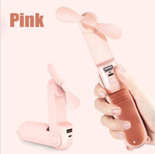 Load image into Gallery viewer, 2000/4800mAh 2/3 Speeds Handheld Portable Fan with 14-21 Hrs Runtime Quiet Mini Fan for Travel
