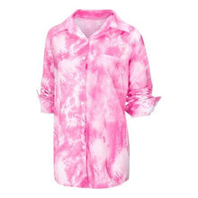 Load image into Gallery viewer, New gradient printing tie-dye shirt
