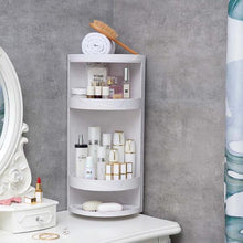 Load image into Gallery viewer, Large-capacity rotating floor-to-ceiling wall corner storage racks💈 for bathroom sink cabinets
