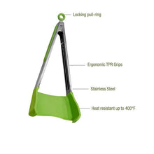 Load image into Gallery viewer, BREEZYLIVE 2 in 1 Non-stick Kitchen Spatula Tong for Cooking BBQ
