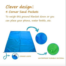 Load image into Gallery viewer, Sand Free Beach Mat
