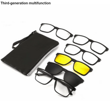 Load image into Gallery viewer, Homm-Memory Titanium Anti-blue Light Intelligent Zoom Far And Near Dual-use Reading Glasses
