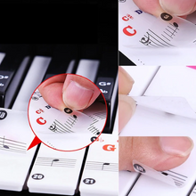 Load image into Gallery viewer, Full set of piano key sticker labels
