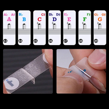 Load image into Gallery viewer, Full set of piano key sticker labels
