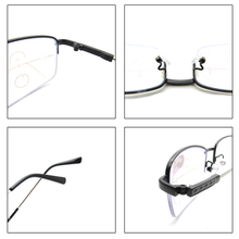 Load image into Gallery viewer, Memory Titanium Anti-blue Light Intelligent Zoom Far And Near Dual-use Reading Glasses
