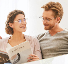 Load image into Gallery viewer, Memory Titanium Anti-blue Light Intelligent Zoom Far And Near Dual-use Reading Glasses
