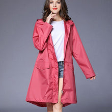 Load image into Gallery viewer, Women's Stylish Waterproof Loose Hooded Jacket
